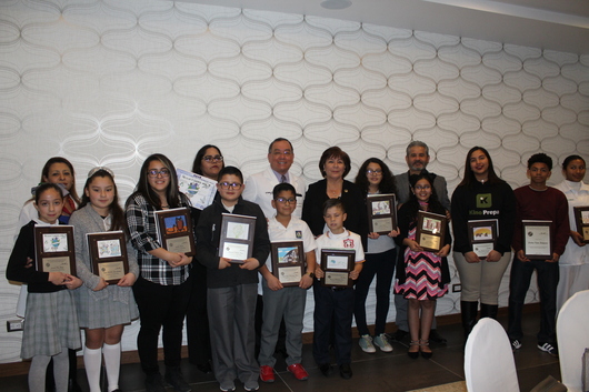 Students were recognized by the COBINAS representatives